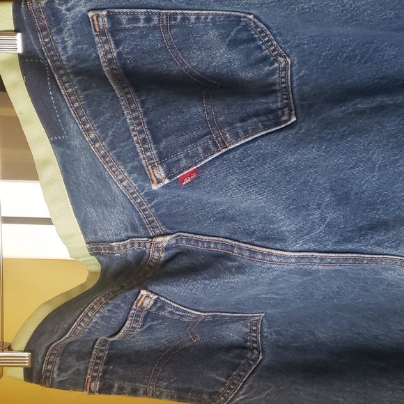 MOLLY B Size XL LEVI'S Custom Jeans with 3 Button Swarovski Crystal Button Fly - Picture 3 of 6